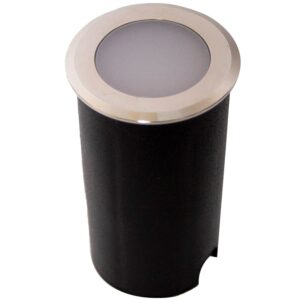 Embutido de Solo LED 1W IP67 30 Lúmens Luz Amarela