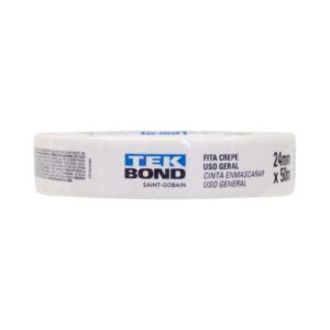 Fita Crepe Branca 24mmx50m Tekbond