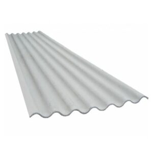 Telha Ondulada de Fibrocimento Cinza 5mm 1,53×1,1m Casalit