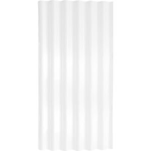 Telha Polipropileno Onda Baixa Translúcida 1,1mm 2,44×0,5m Lux Telhas
