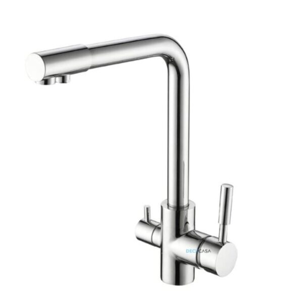 Monocomando para Cozinha Mesa Bica Alta Cromado Luxo com Saída Filtro