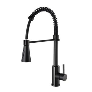 Monocomando para Cozinha Mesa 1/4V Bica Alta Preto Goumert 50cm