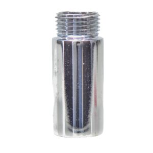 Prolongador Médio Macho Fêmea Roscável Latão Cromado 40mm 1/2″ Furkin