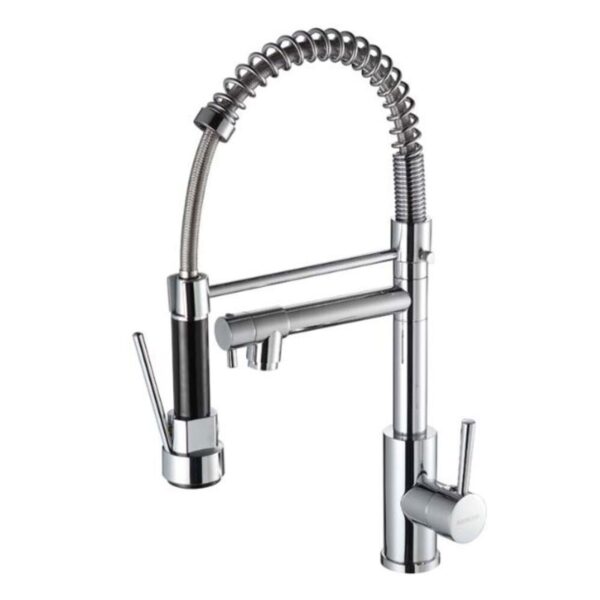 Monocomando para Cozinha Mesa Bica Alta 1/4V Cromado Gourmet Flex 48cm
