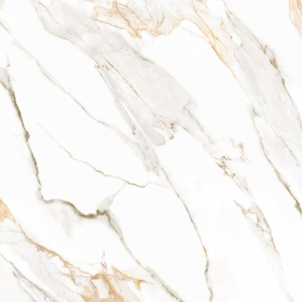 Porcelanato 76000Calacata Oro Retificado Acetinado Branco 76×76 1,73m2