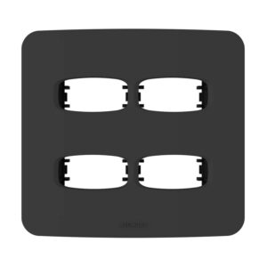 Placa 4 Postos 4×4 com Suporte Gracia Maxx Alumbra