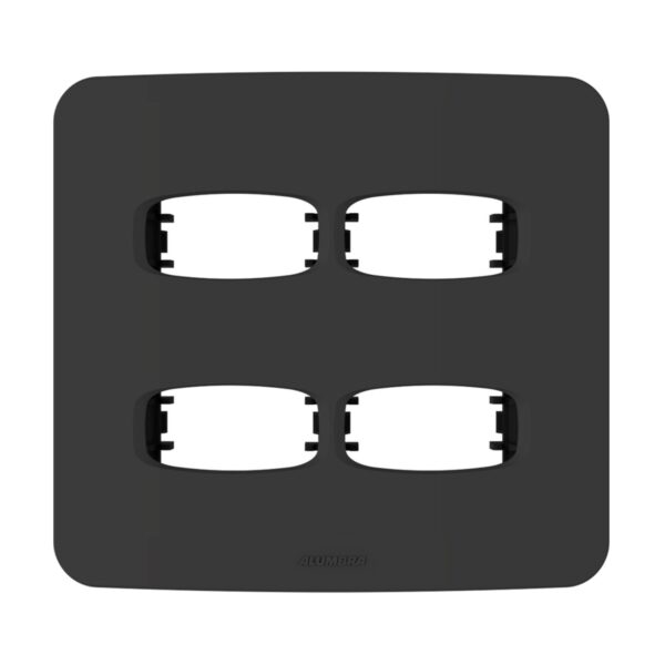 Placa 4 Postos 4×4 com Suporte Gracia Maxx Alumbra