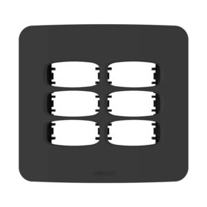 Placa 6 Postos 4×4 com Suporte Gracia Maxx Alumbra