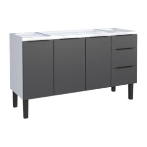 Gabinete para Cozinha Jupiter 145x85x50cm Aço Cozimax