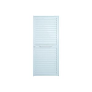 Porta Palheta Acessibilidade Alumínio Branco 210x100cm Lux