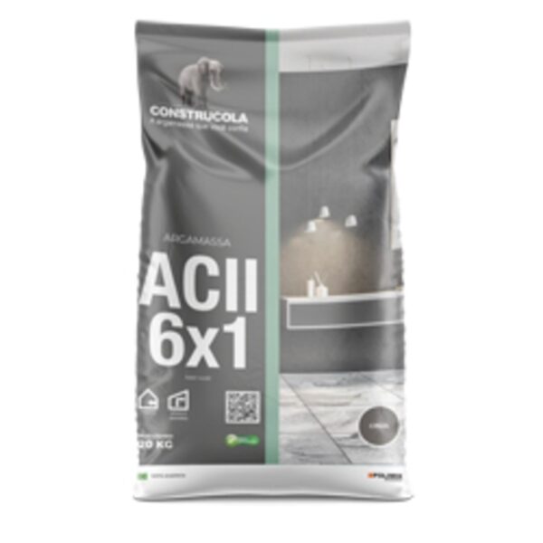 Argamassa Interna/Externa AC2 6×1 Cinza 20kg Construcola