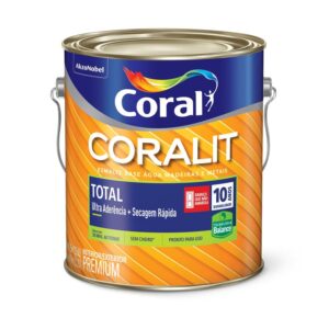 Esmalte Premium Base Água Fosco Coralit 3,6L Coral