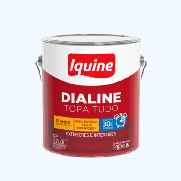 Esmalte Premium Base Água Acetinado Dialine 3L