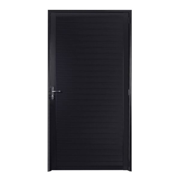 Porta Lambril sem Puxador Alumínio Preto 210x80cm Proex
