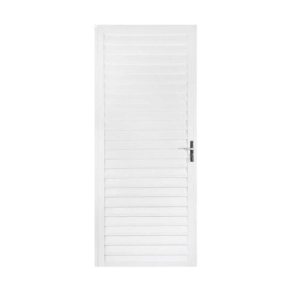 Porta Palheta Alumínio Branco 210x90cm Metalflex