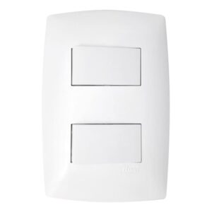 Conjunto 2 Interruptores Simples A1 4×2 Home B.Lux