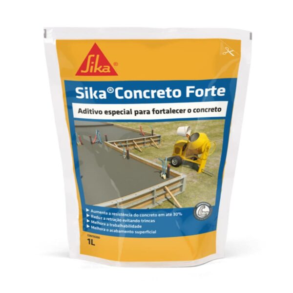Aditivo Plastificante Sikaforte Concreto Sika