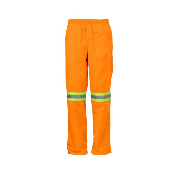 Calça Poliéster Elástico Total Laranja Refletiva Amalfis