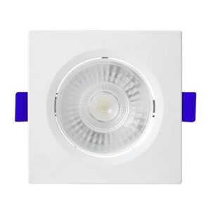 Spot LED de Embutir Quadrado Branco 6W Bivolt Blumenau