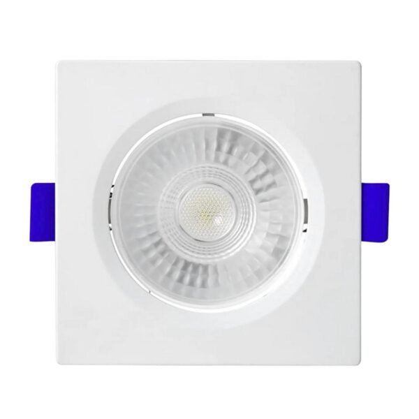 Spot LED de Embutir Quadrado Branco 6W Bivolt Blumenau