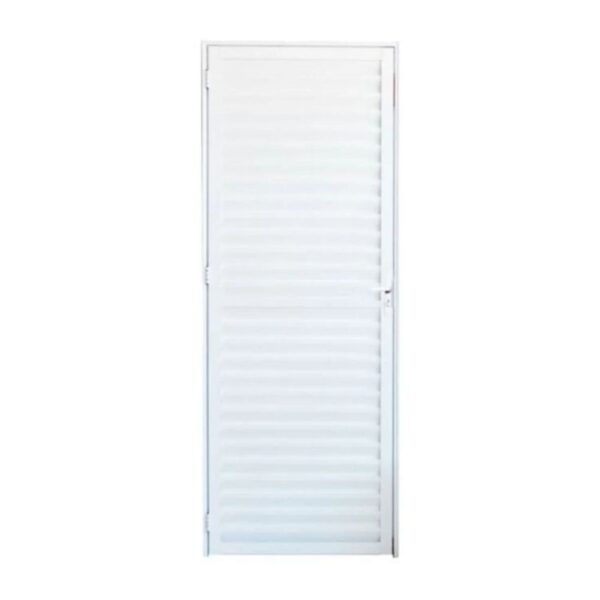 Porta Palheta Alumínio Branco 210x80cm Esquadritop