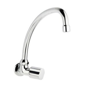 Torneira para Cozinha Parede Bica Média Cromado Nova Petra 1169