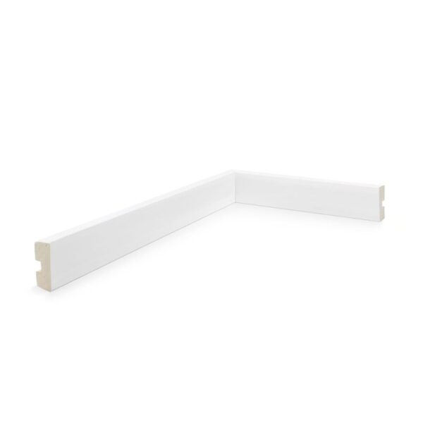 Guarnição Poliestireno Liso Branco Ruffino