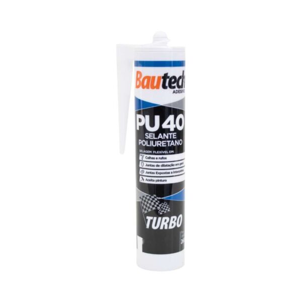 Selante Adesivo PU40 Turbo Incolor 260g Bautech
