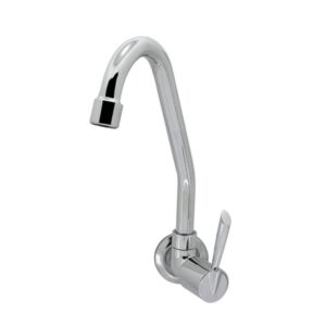 Torneira para Cozinha Parede 1/4V Bica Média Cromado 1168 C61