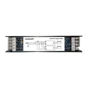 Driver para Fita Led LM1358 Entrada 12V Saída 127V Luminatti