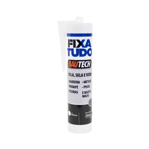 Selante Adesivo  Fixa Tudo Branco 280g Bautech