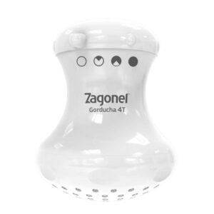 Ducha Gorducha 4 Temperaturas Sem Cano Branca 220V 5700W Zagonel