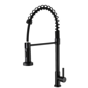 Torneira para Cozinha Standard Mesa Bica Alta Preta Gourmet Deckcasa