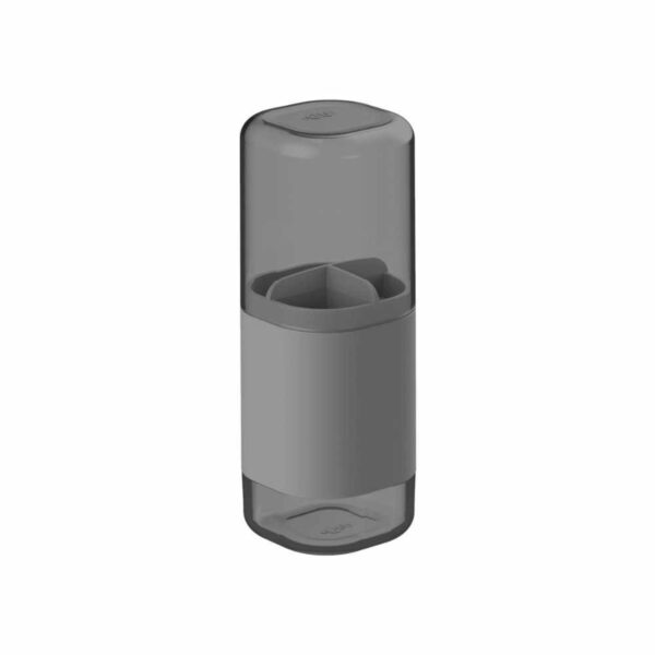 Porta Escova Dual com Tampa Chumbo