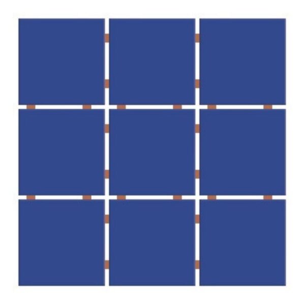 Revestimento Azul Royal Bold Brilhante 10x10cm 2,07m2