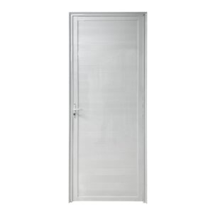 Porta Laminada Fechada Alumínio Branco 210x60cm Proex