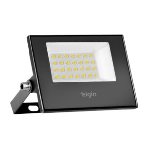 Refletor LED de Alumínio IP66 30W 2400 Lúmens Bivolt Elgin