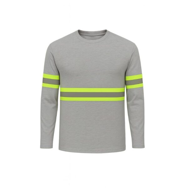 Camiseta Manga Longa Poliéster Refletiva Cinza Tockformes
