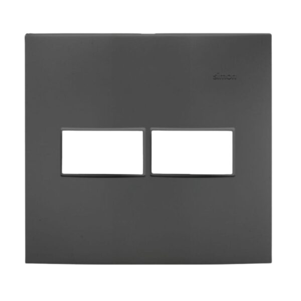 Placa 2 Postos 4×4 com Suporte Line Simon 30