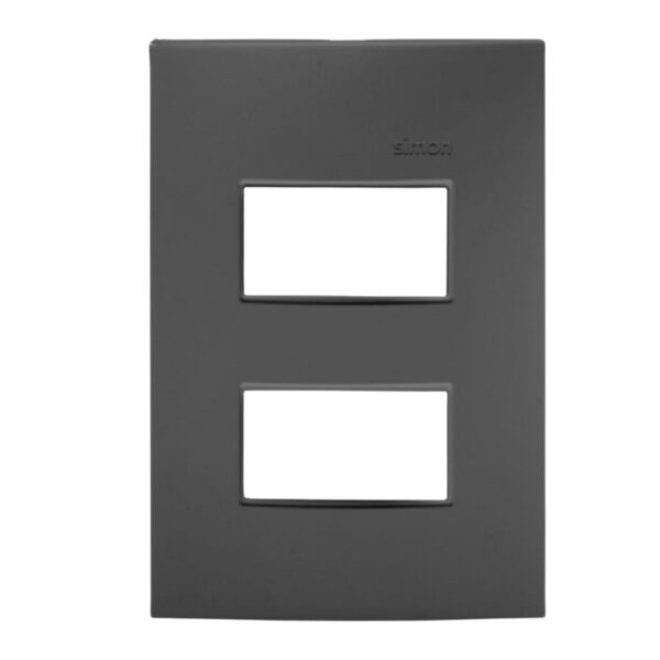 Placa 2 Postos 4×2 com Suporte Line Simon 30
