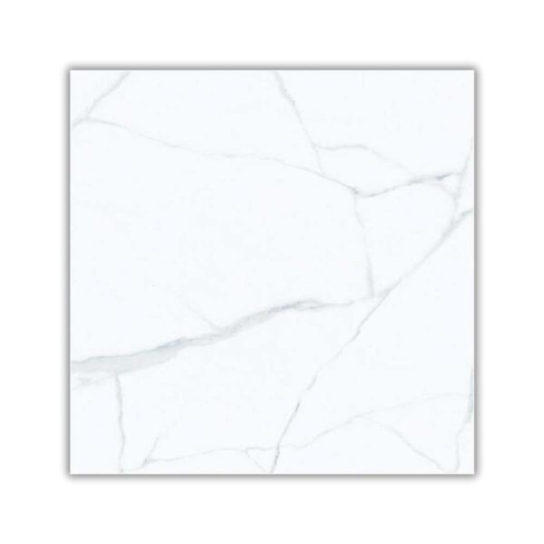 Piso Statuário Retificado Polido Branco 60x60cm 2,48m2