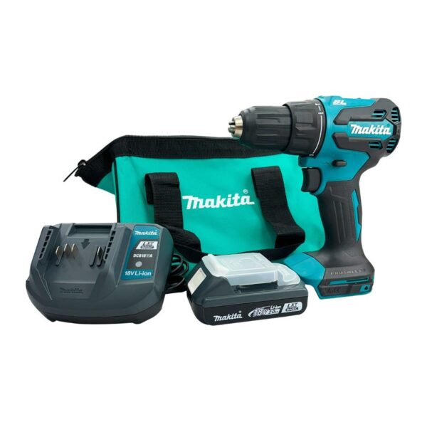 Furadeira Parafusadeira de Impacto 1/2″ 18V 1 Bateria DHP490WVX Makita