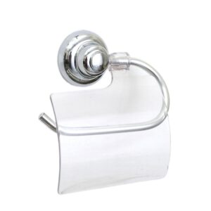 Porta Papel Higiênico Design com Tampa Cromado Toralf