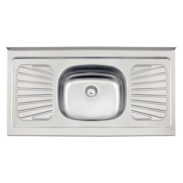 Pia para Cozinha Aço Inox Raggi com Válvula 105x52cm Tramontina
