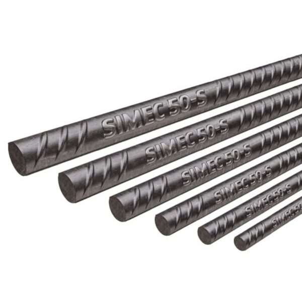 Vergalhão Aço Nervurado CA-50 10mm 3/8″ Barra 12m Simec