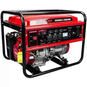 Gerador de Energia a Gasolina 4.4 KVA Monofásico Partida Manual – NG4100M