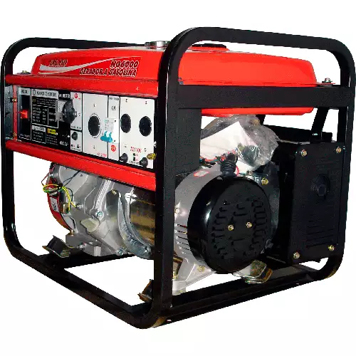 Gerador de Energia a Gasolina, 06 kVA, Monofásico 110/220 V, Partida Manual – 4 tempos – NG6000