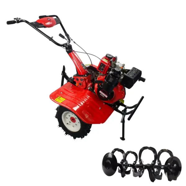 Micro Trator Motocultivador Monocilíndrico a Diesel 4,5HP 3600 RPM 4 Tempos OHV Ar Refrigerado 251cc – NMCD580
