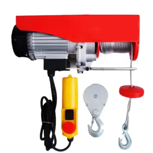 Mini Talha Elétrica 6 a 12 Metros 300 a 600kg 1200w
