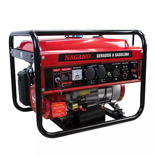 Gerador de Energia a Gasolina 3,6 KVA Monofásico Partida Elétrica – NG3100E